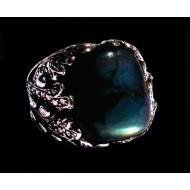Indian silver jewellery - Indian Spectrolite Ring