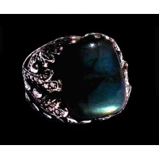 Bague indienne en argent et Labradorite - Bijoux indiens Bague indienne en argent et Labradorite - Bijoux indiens