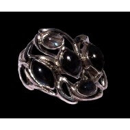 Indian silver jewellery - Indian Spectrolite Ring