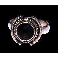 Indian silver jewellery - Indian Spectrolite Ring
