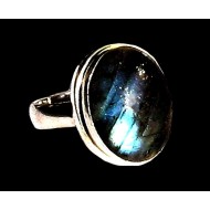 Indian silver jewellery - Indian Spectrolite Ring