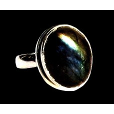 Bague indienne en argent et Labradorite - Bijoux indiens Bague indienne en argent et Labradorite - Bijoux indiens