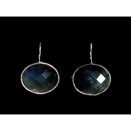 Bijoux indiens - Boucles d'Oreilles indiennes Labradorite