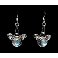 Bijoux indiens - Boucles d'Oreilles indiennes Labradorite