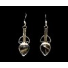 Indian silver jewellery - Earrings spectrolite Indian
