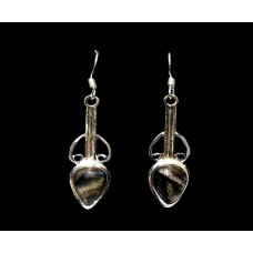 Bijoux indiens - Boucles d'Oreilles indiennes Labradorite Bijoux indiens - Boucles d'Oreilles indiennes Labradorite