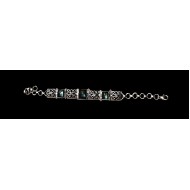 Indian silver jewellery - Indian Spectrolite Bracelet