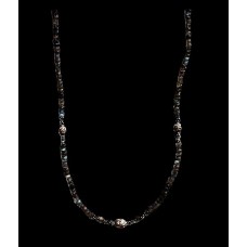 Indian silver jewelry - Creation Spectrolite Necklace