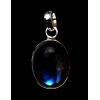 Pendentif indien argent Labradorite - Bijoux indiens