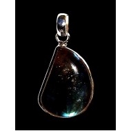 Spectrolite Indian Silver Pendant - Indian Jewelry