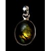 Spectrolite Indian Silver Pendant - Indian Jewelry