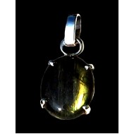 Pendentif indien argent Labradorite - Bijoux indiens