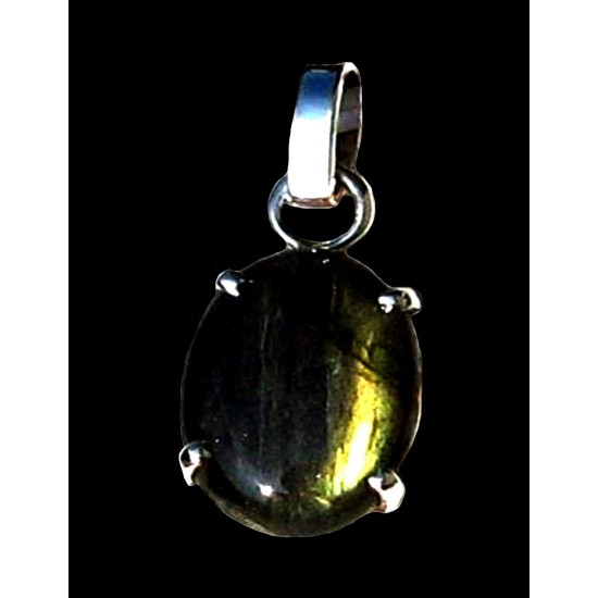 Indian silver jewellery - Spectrolite Indian Pendant,Indian Pendants