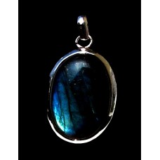 Pendentif indien argent Labradorite - Bijoux indiens Pendentif indien argent Labradorite - Bijoux indiens