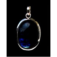 Spectrolite Indian Silver Pendant - Indian Jewelry