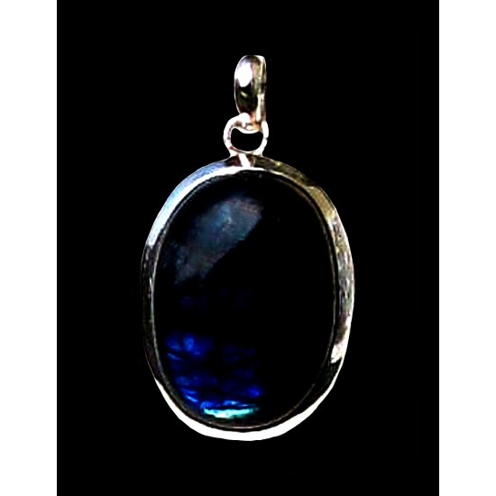 Indian silver jewellery - Spectrolite Indian Pendant,Indian Pendants