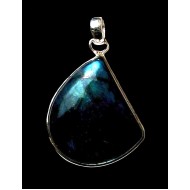 Pendentif indien argent Labradorite - Bijoux indiens