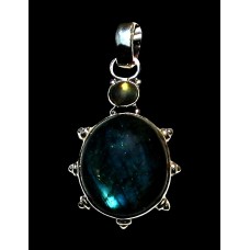 Pendentif indien argent Labradorite - Bijoux indiens Pendentif indien argent Labradorite - Bijoux indiens