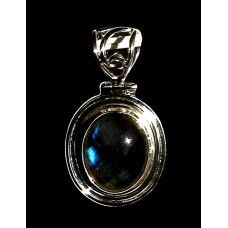 Pendentif indien argent Labradorite - Bijoux indiens Pendentif indien argent Labradorite - Bijoux indiens