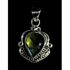 Pendentif indien argent Labradorite - Bijoux indiens Pendentif indien argent Labradorite - Bijoux indiens