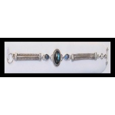 Bracelet indien argent Labradorite - Bijoux indiens Bracelet indien argent Labradorite - Bijoux indiens