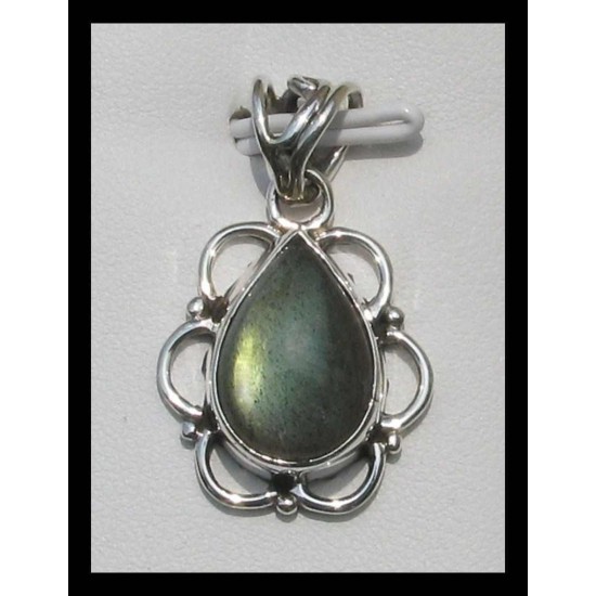 Indian silver jewellery - Spectrolite Indian Pendant,Indian Pendants