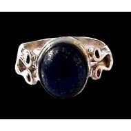 Bague argent Lapis Lazuli - Bijoux Inde - Bijoux indiens