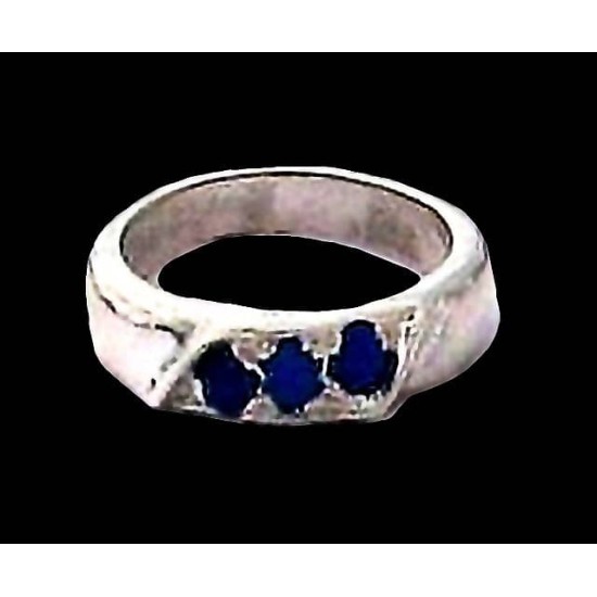 Indian silver jewellery - Indian Lapis Lazuli Ring,Indian rings