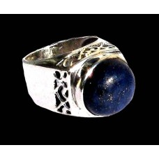 Bague argent Lapis Lazuli -Bijoux Inde - Bijoux indiens Bague argent Lapis Lazuli -Bijoux Inde - Bijoux indiens
