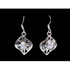 Nacre - Boucles d'Oreilles indiennes Nacre - Bijoux Inde Nacre - Boucles d'Oreilles indiennes Nacre - Bijoux Inde