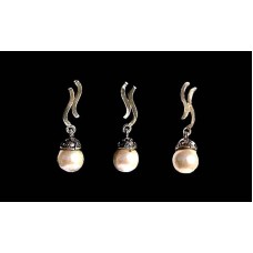 Nacre - Parure indienne Perle de Culture - Bijoux Inde Nacre - Parure indienne Perle de Culture - Bijoux Inde