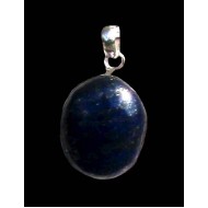 Lapis Lazuli Silver Pendant - Indian Jewelry
