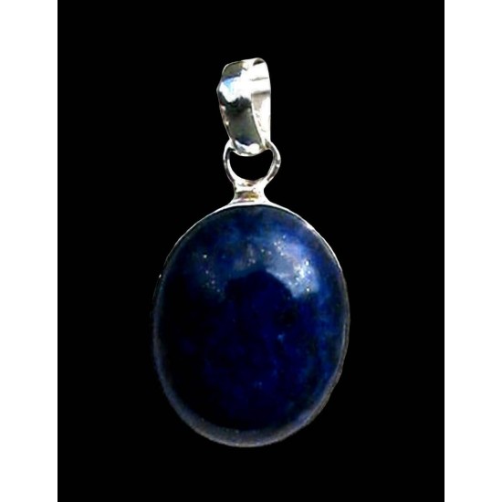 Pendentif argent Lapis-Lazuli - Bijoux indiens,Pendentifs indiens