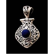 Pendentif argent Lapis-Lazuli - Bijoux indiens
