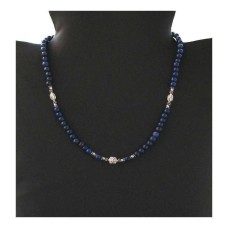 Indian silver jewelry - Creation Lapis lazuli Necklace Indian silver jewelry - Creation Lapis lazuli Necklace
