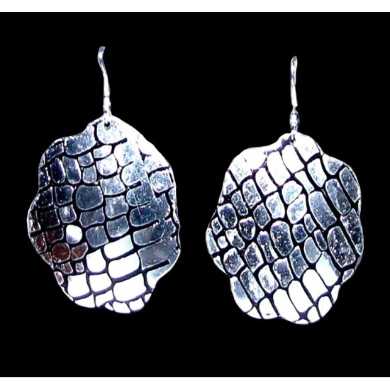 Metal Earrings,White metal earrings