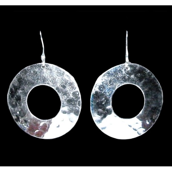 Metal Earrings,White metal earrings