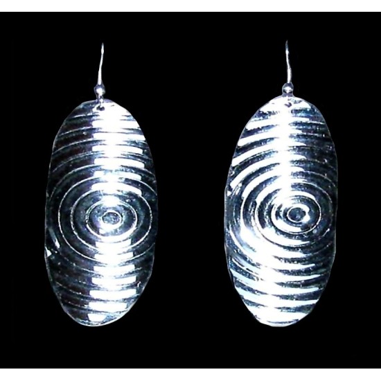 Metal Earrings,White metal earrings