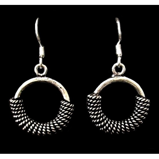 Metal Earrings,White metal earrings