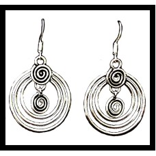 Métal - Boucles d'Oreilles indiennes - Bijoux indiens Métal - Boucles d'Oreilles indiennes - Bijoux indiens