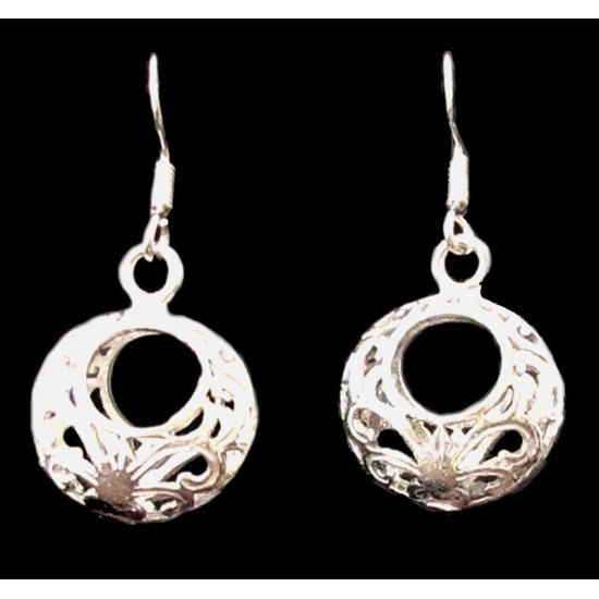 Metal Earrings,White metal earrings