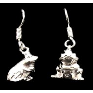 Métal - Boucles d'Oreilles indiennes - Bijoux indiens