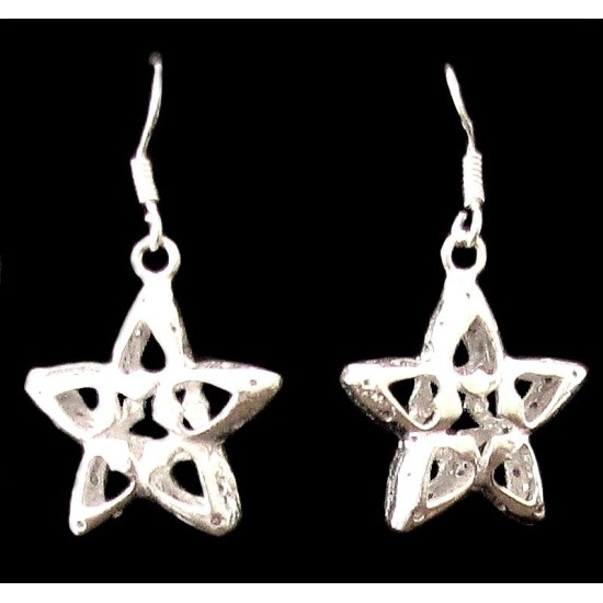 Metal Earrings,White metal earrings