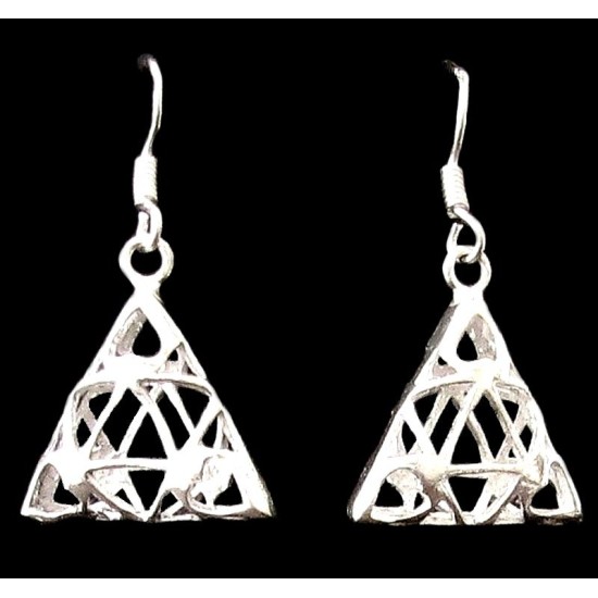 Metal Earrings,White metal earrings