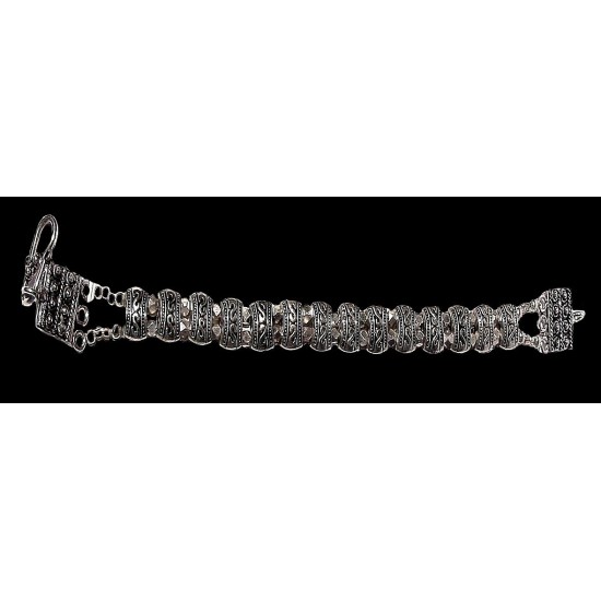 Metal Bracelet - Indian bracelet - Indian jewelry,White metal Bracelets