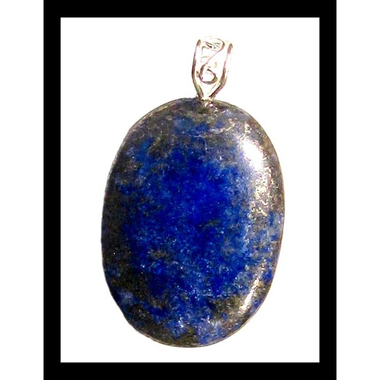 Indian silver plated jewellery - Indian Lapis-Lazuli Pendant,Indian Lapis-Lazuli Pendant