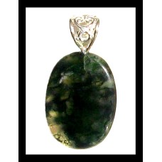 Moss Agate jewelry - Indian pendant - Fashion jewelry Moss Agate jewelry - Indian pendant - Fashion jewelry