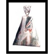 Bijoux en Agate Marbre - Pendentif indien - Bijoux fantaisie