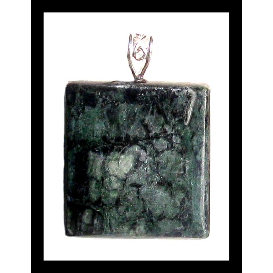Indian silver plated jewellery - Indian Marble Agate stone Pendant,Indian Agate Pendant