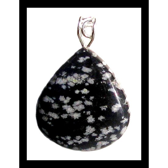 Indian silver plated jewellery - Indian Black jasper stone Pendant,Indian Jasper Pendant